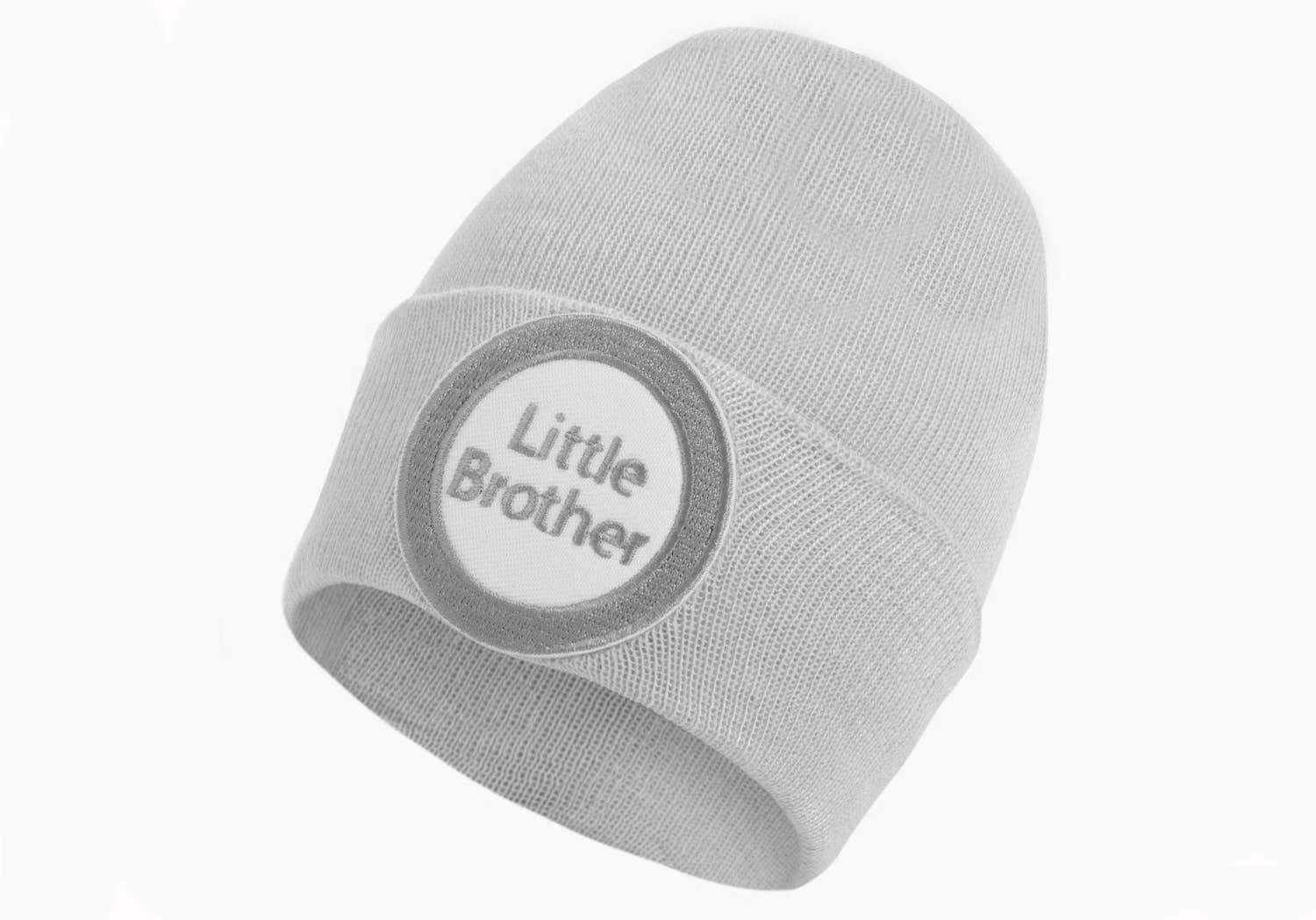 www.ilybean.com - Wholesale Newborn/Knit Hat - Baby - WHITE LITTLE BROTHER2