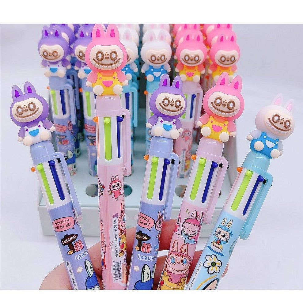 Diacly – wholesale Pen & pencil holder – 36pk Funny Monster Top Multi Color Ball Point Pen0