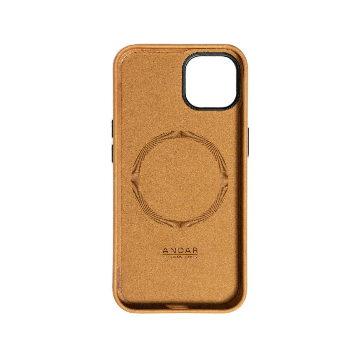 Andar - Wholesale Phone Case - Unisex - The Aspen Full Grain Leather iPhone Phone Case with MagSafe12