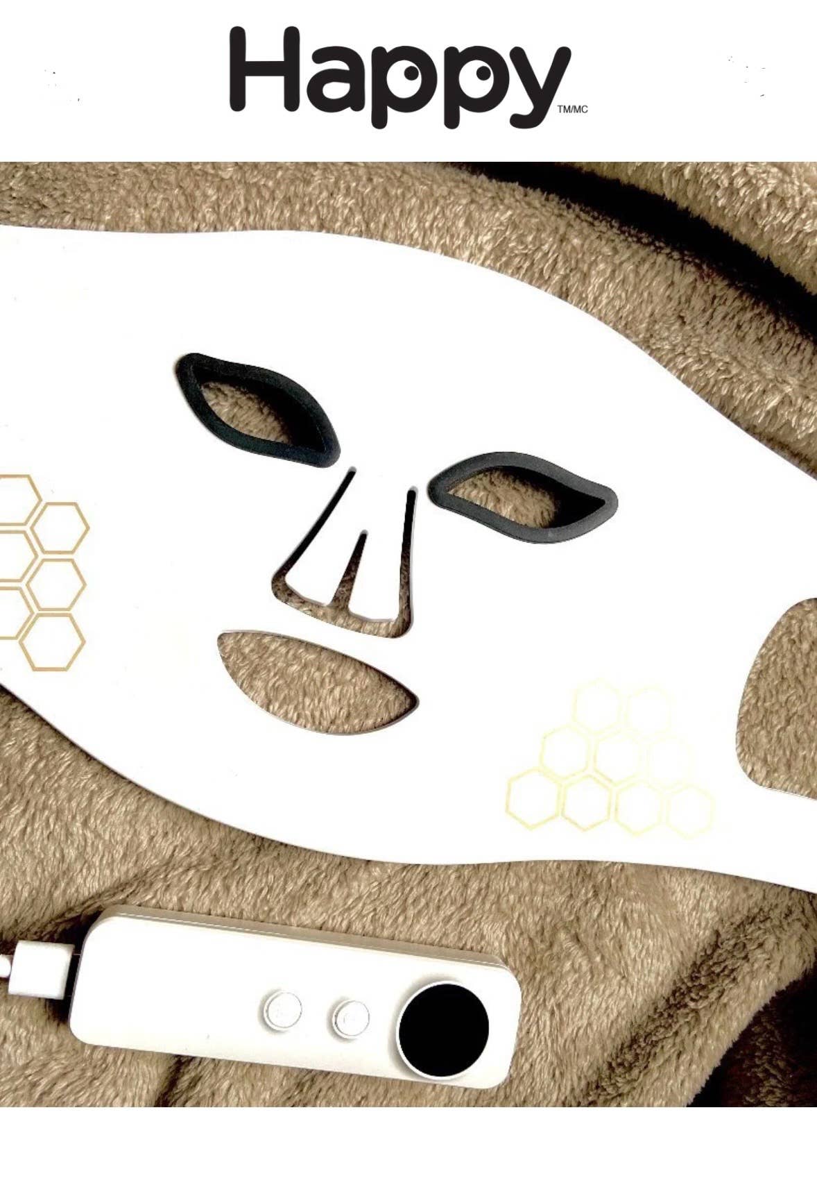 Happy Natural Products – Engroshandel Ansigtsmaske – Happy LED-ansigtsmaske med 4 farver og nær-infrarød2