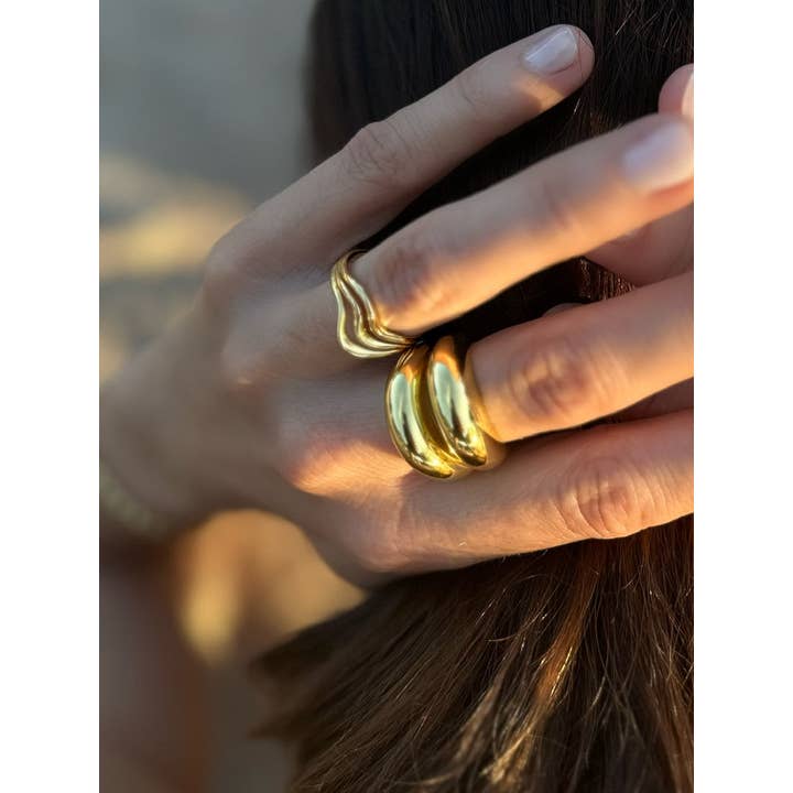 Origins Triple Wave Ring for wholesale by Bowie & Co