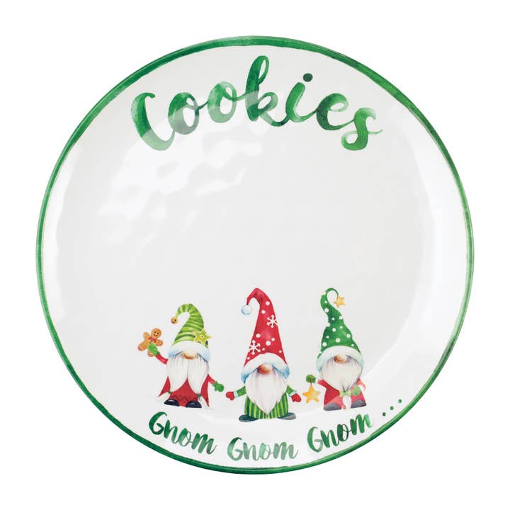 Gnomies 11" Melamine Plate for wholesale by Supreme Housewares