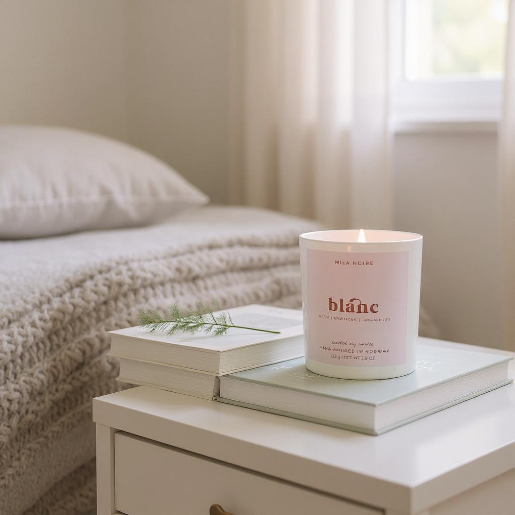 Mila Noire - Wholesale Jar/Filled Candle - Blanc – Scented Candle2