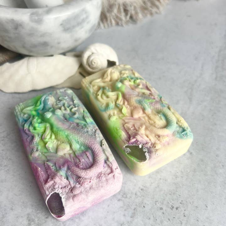 Fairyland Glade - Wholesale Bar Soap - 90s Hippie Hidden Sea Glass Sea Salt Soap MADE TO ORDER7