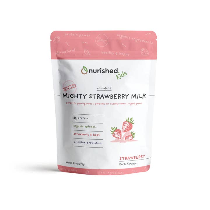 Nurished - Wholesale Powdered Health Drink - Mighty Strawberry Milk