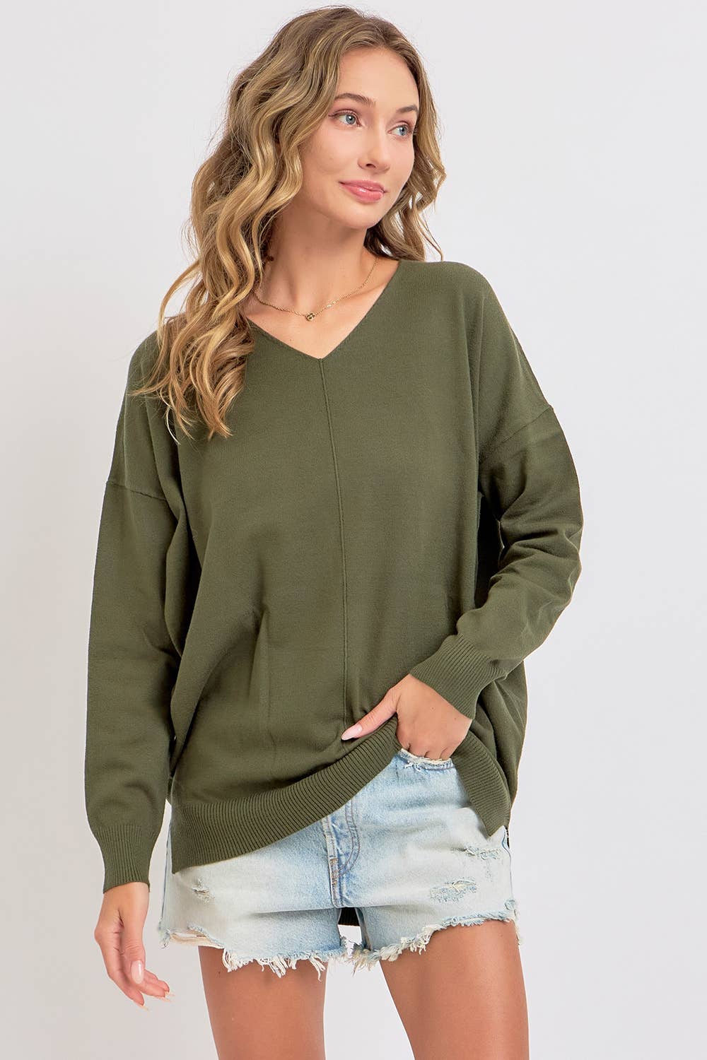 Sweet Lovely by Jen – wholesale Knitted jumper – Women′s – COZY KNIT  RELAXED  COMFY CASUAL  SWEATER68