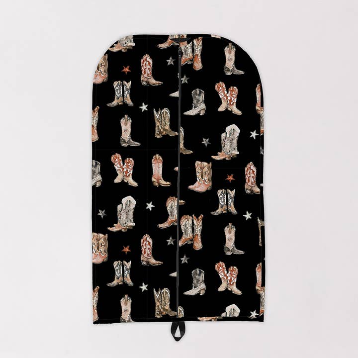 Thunderbird Boots Black Quilted Garment Bag for wholesale by Ida Mae Home