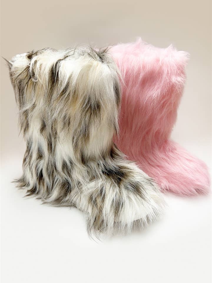 CCOCCI - Wholesale Booties - Women's - GIGI-1 OVERSIZED FAUX FUR BOOT1