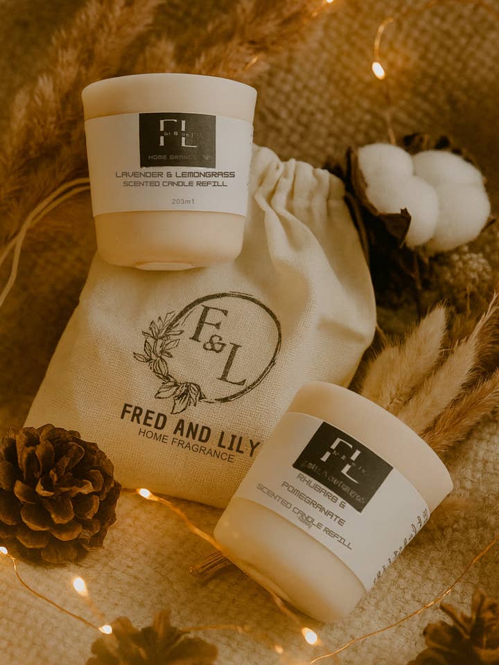Scented Candle Refills 200ml/20cl for wholesale by Fred & Lily Home Fragrance & Cosmetics