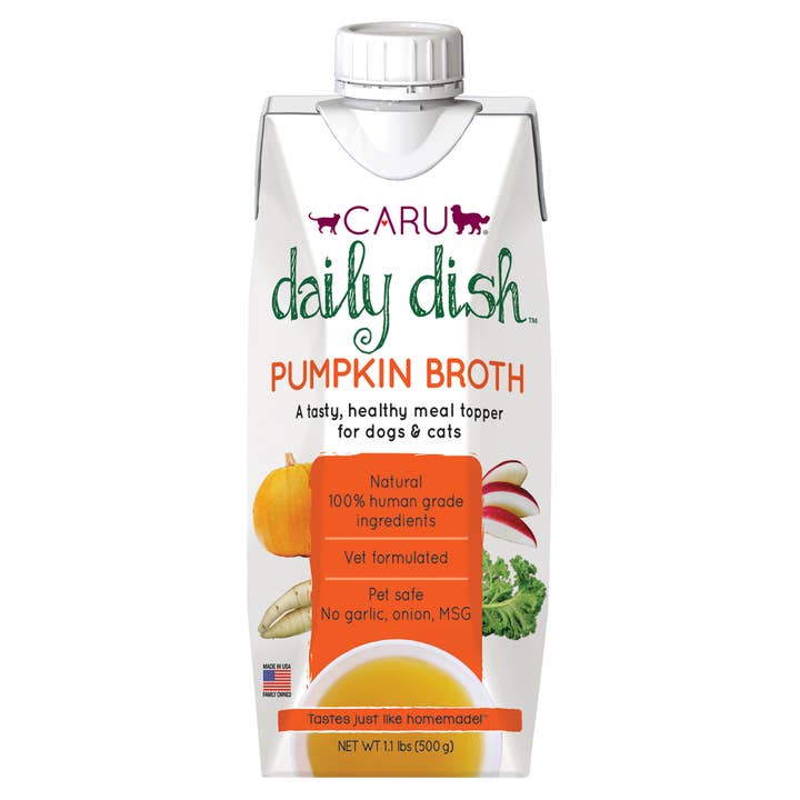 Caru - Wholesale Pet Supplement - Cat/Dog - Caru Daily Dish Pumpkin Broth for Dogs & Cats