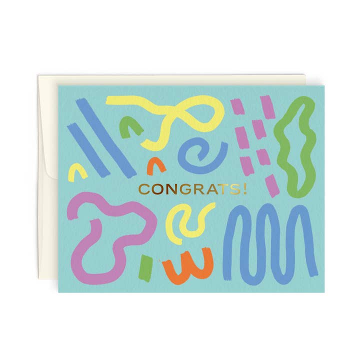 CONGRATS — Greeting Card for wholesale by Paperole