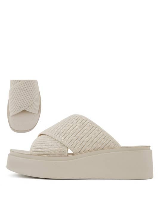 Aura Sculpted Platform, F-CHARLI for wholesale by December Shoes