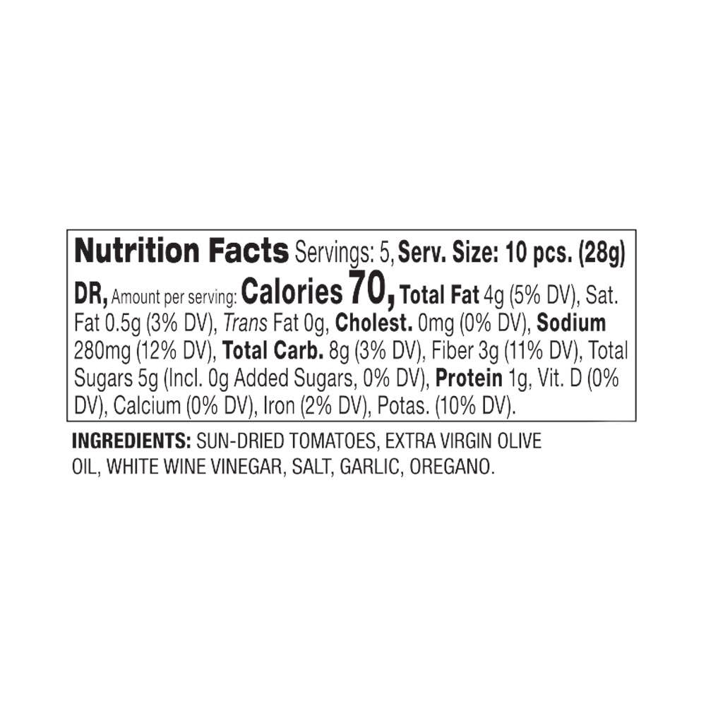 Delallo - Wholesale Dried/Dehydrated Vegetables - Julienne Cut Sun-Dried Tomatoes3