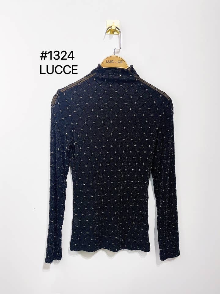 LUCCE - Vente Haut - Sous pull transparent, quadrillé. - 13244