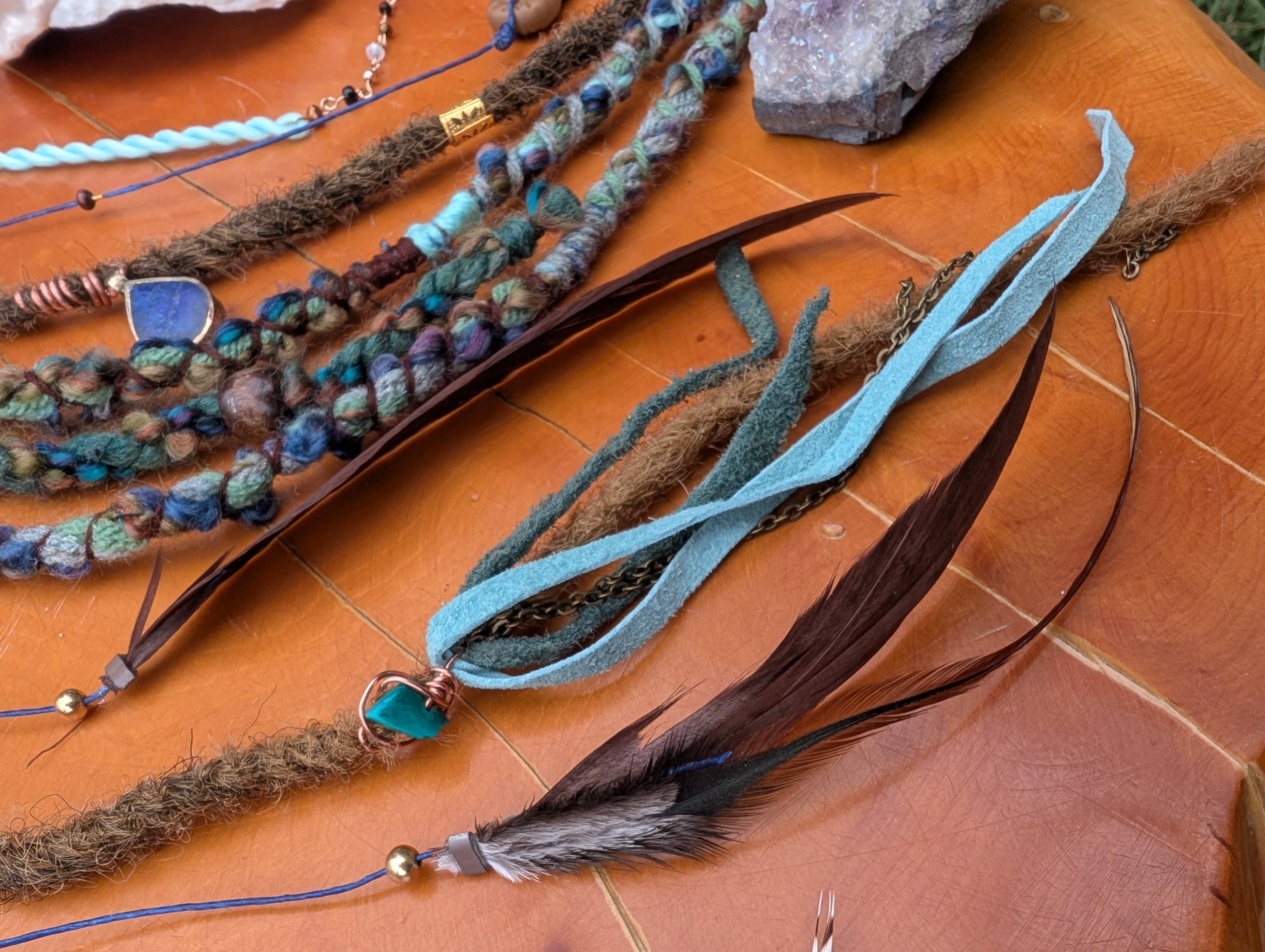 Sea Gypsy Designs - Vente Extensions de cheveux - Choisissez vos couleurs ! BOHO ∆ GYPSYDREADS multicouches16