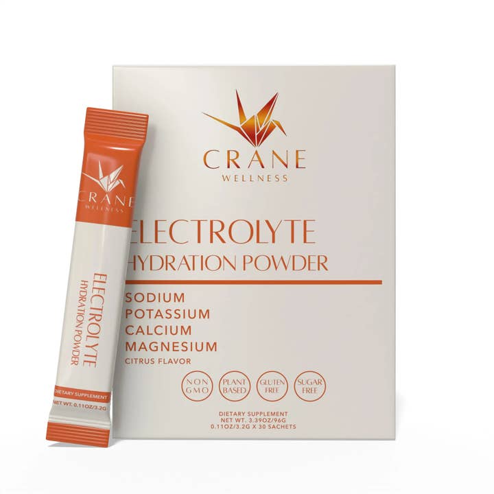 Electrolyte Hydration Powder for wholesale by Crane Wellness