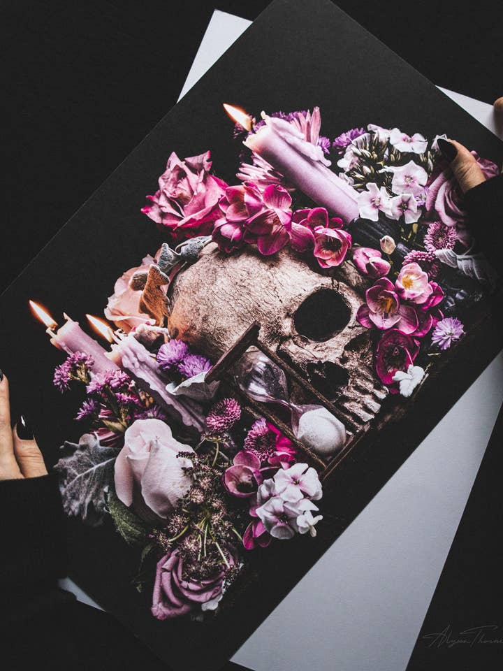 Life, Death & Time | Large Art Print | Still Life for wholesale by Alyssa Thorne