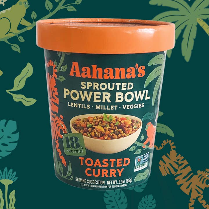 Toasted Curry - Sprouted Power Bowl - Vegan, Gluten-Free for wholesale by Aahana's Naturals