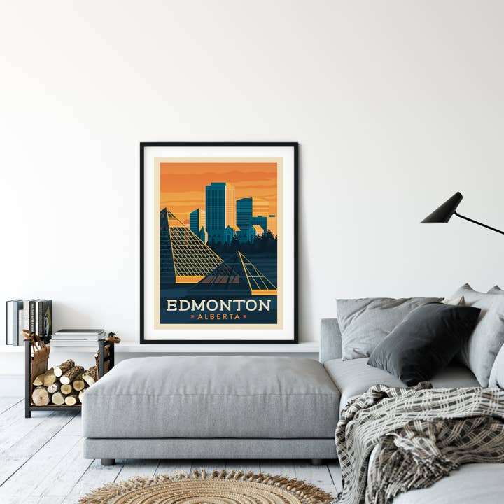 Olahoop Travel Posters - Wholesale Poster - Edmonton Alberta - Canada travel poster7