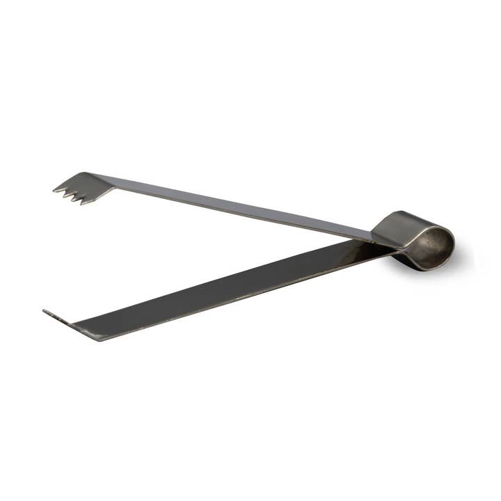 Nickel Charcoal Tongs 12.5 cm for wholesale by Green Tree