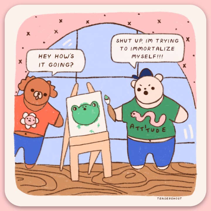 Autocolante Imortalizar-me por atacado de Tender Ghost