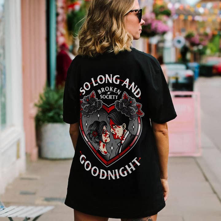 T-shirt "So Long And Goodnight" (Unisexe) pour la vente par Broken Society