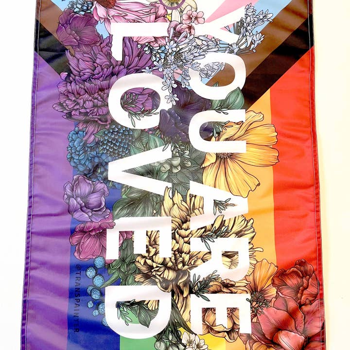 Transpainter - Wholesale Flag - You Are Loved Flag | LGBTQ Rainbow Pride Flag3
