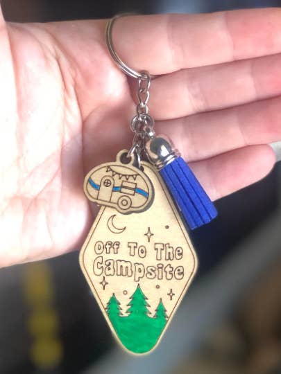 Llavero Camping para venta al por mayor de Whimsy Woods AZ