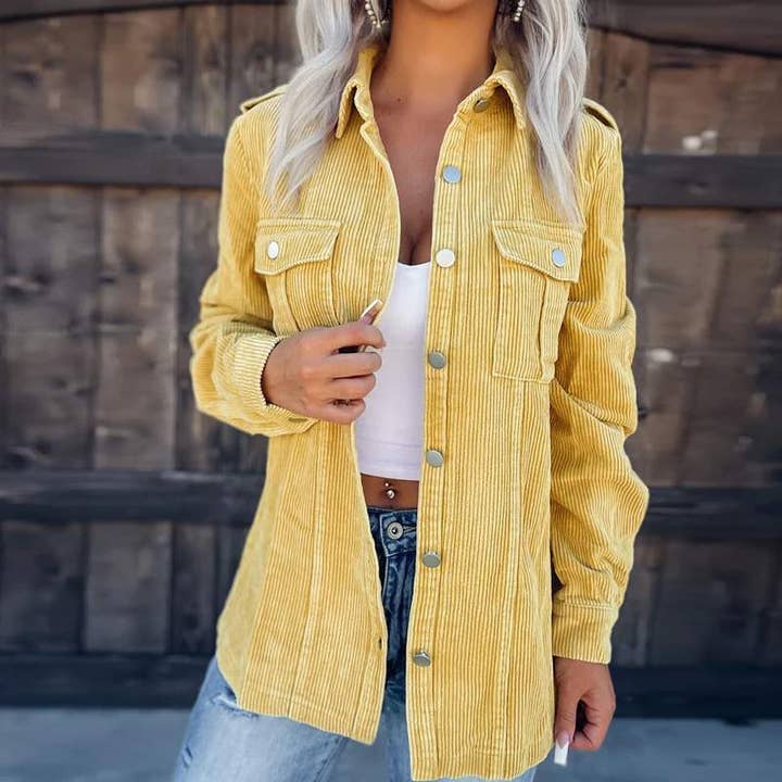 Fashion Combination - Wholesale Shirt Jacket/Shacket - Women's - oversized cotton waffle shacket