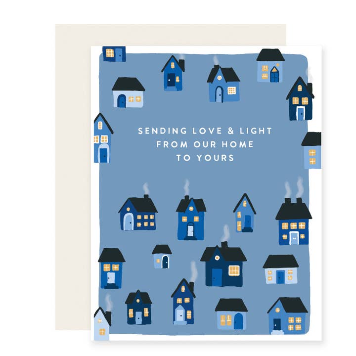 Our Home to Yours Hanukkah | Hanukkah Card for wholesale by Slightly Stationery