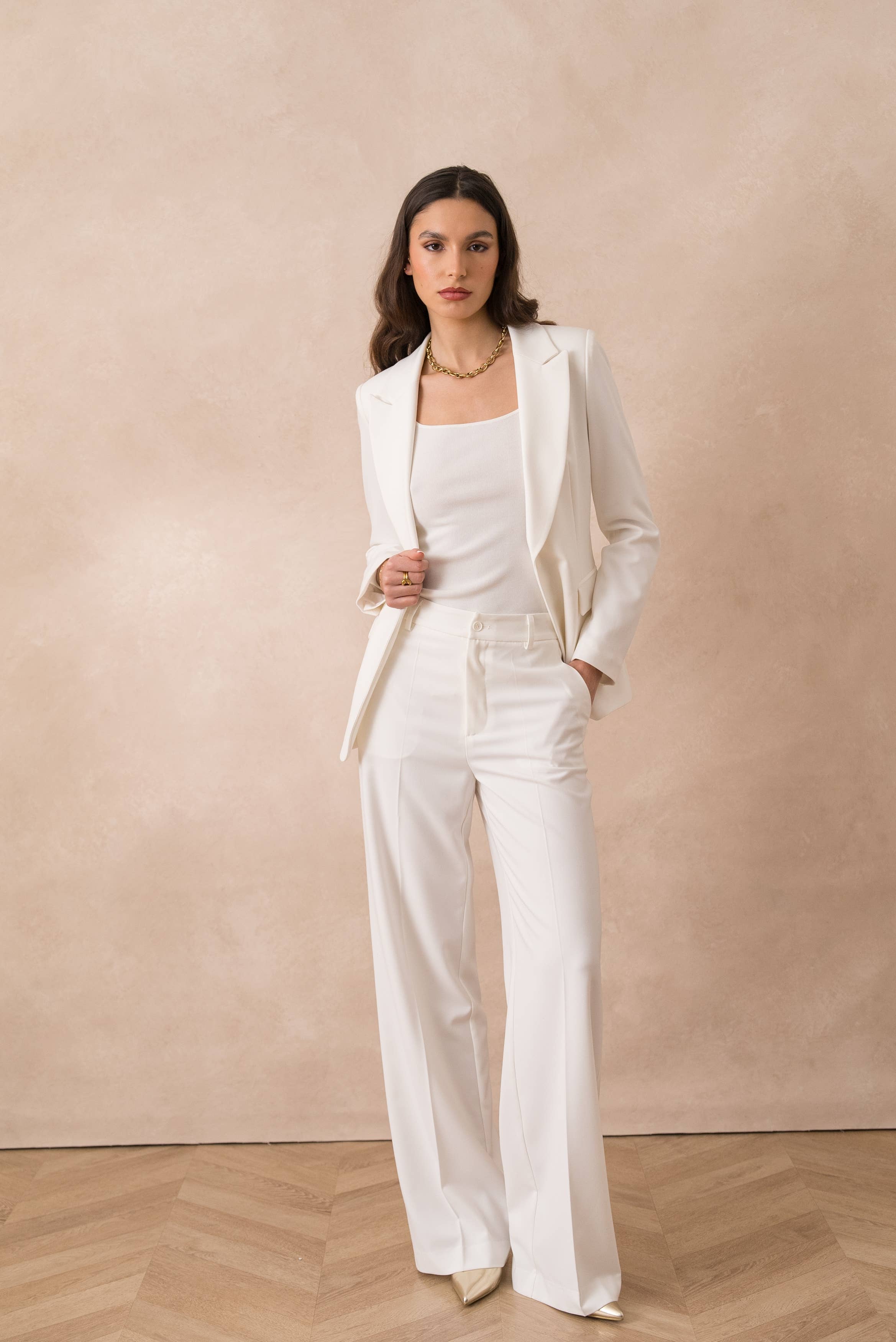 Attentif Paris – wholesale Kostymjacka – Dam – Heather figursydd kavaj för dam64