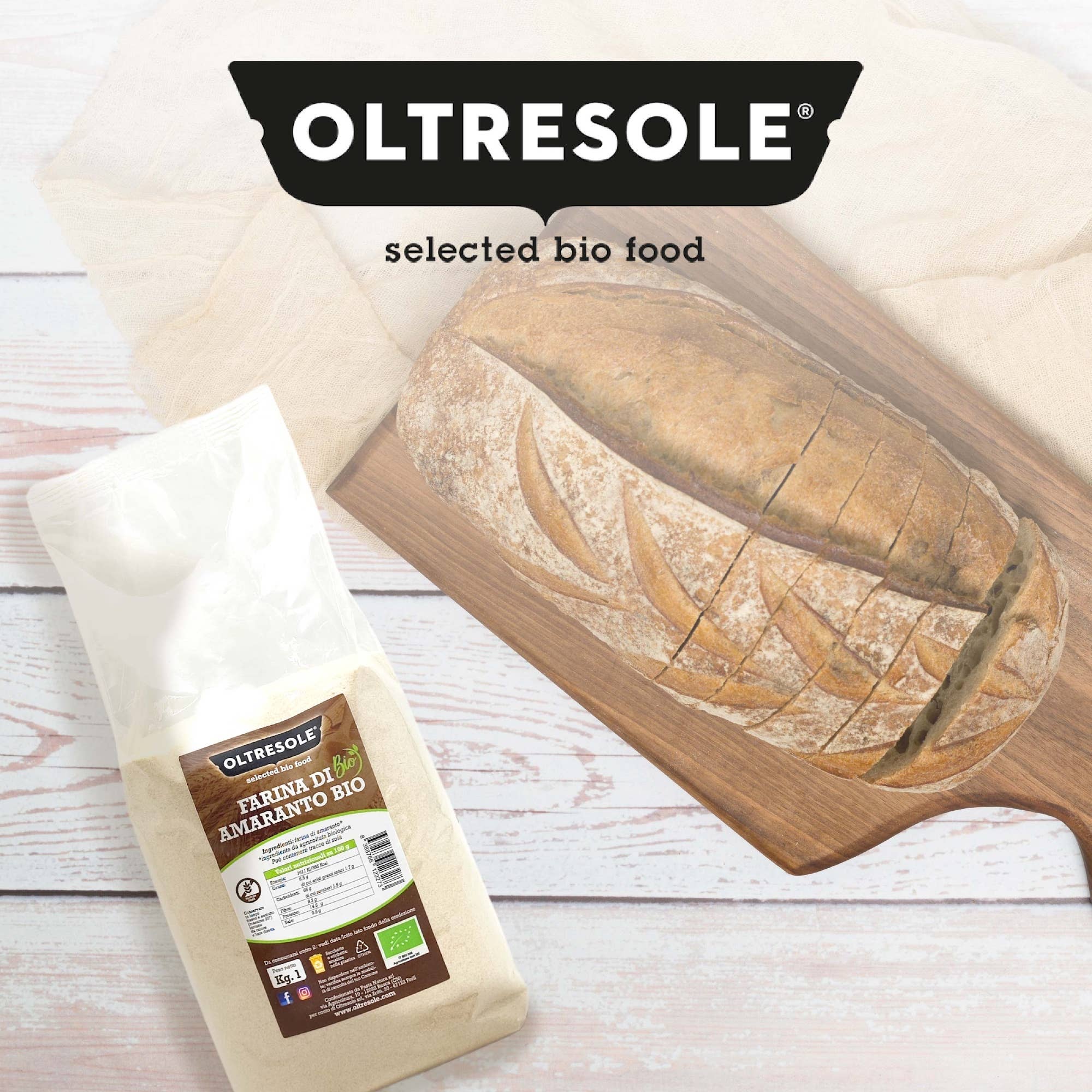Oltresole - Wholesale Gluten-Free Flour - ORGANIC AMARANTH FLOUR 1 Kg5