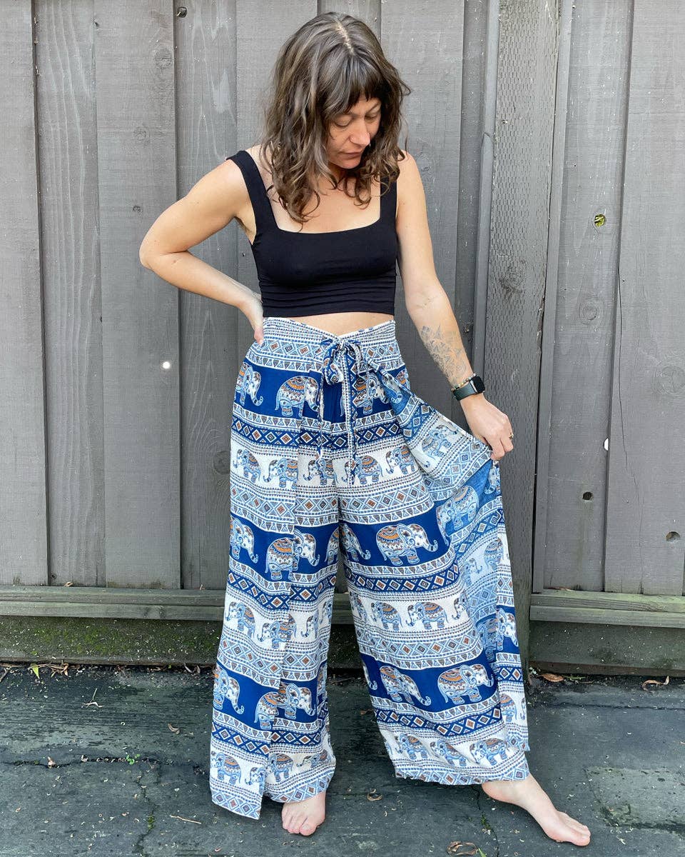 Zig Zag Asian Collection - Wholesale Pants - Women's - Elephant Palazzo Pants5