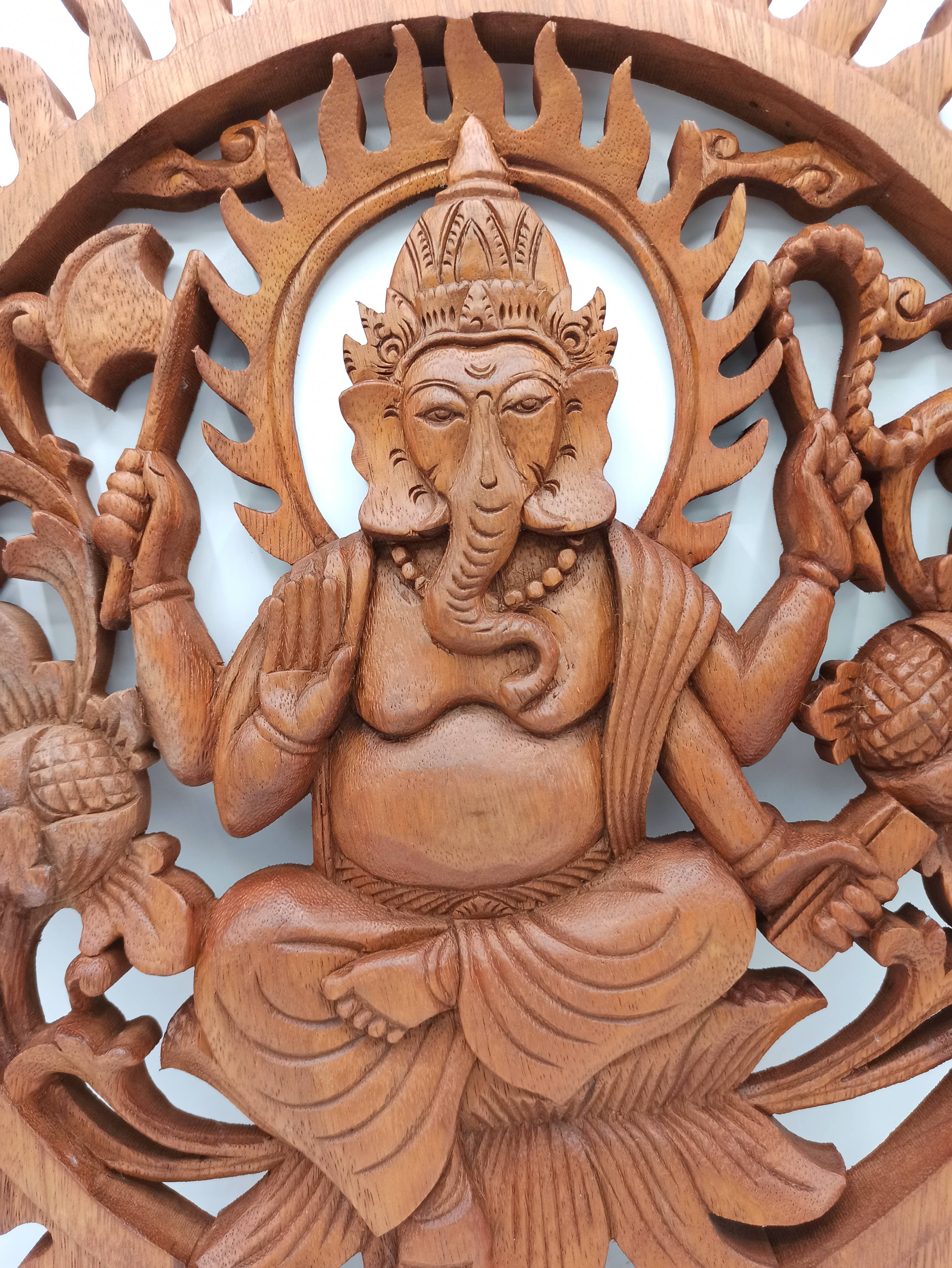 Ancient Wisdom – wholesale Wall Accent – Ganesh Panel - 40cm2
