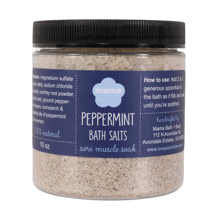 Pepermunt badzout voor wholesale door Mama Bath + Body