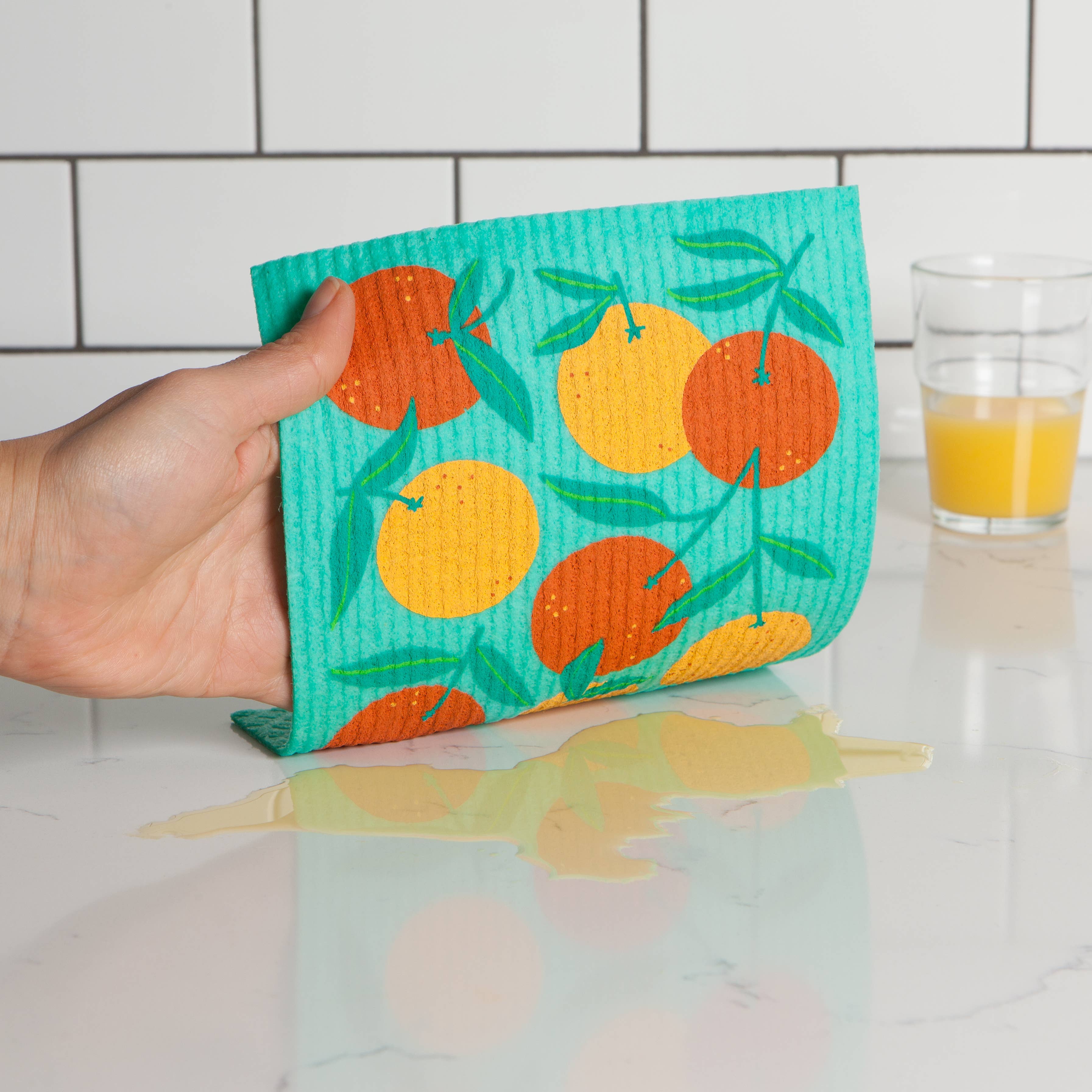 Ecologie - Wholesale Dishcloth - Oranges Swedish Dishcloth3