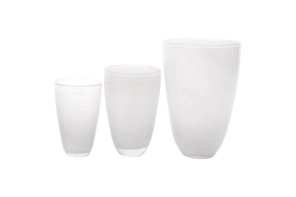 DutZ [collection] - Venta al por mayor Floreros - Vidrio soplado a mano, fabricado en Europa, Jarrón - H32 D21 Cm4