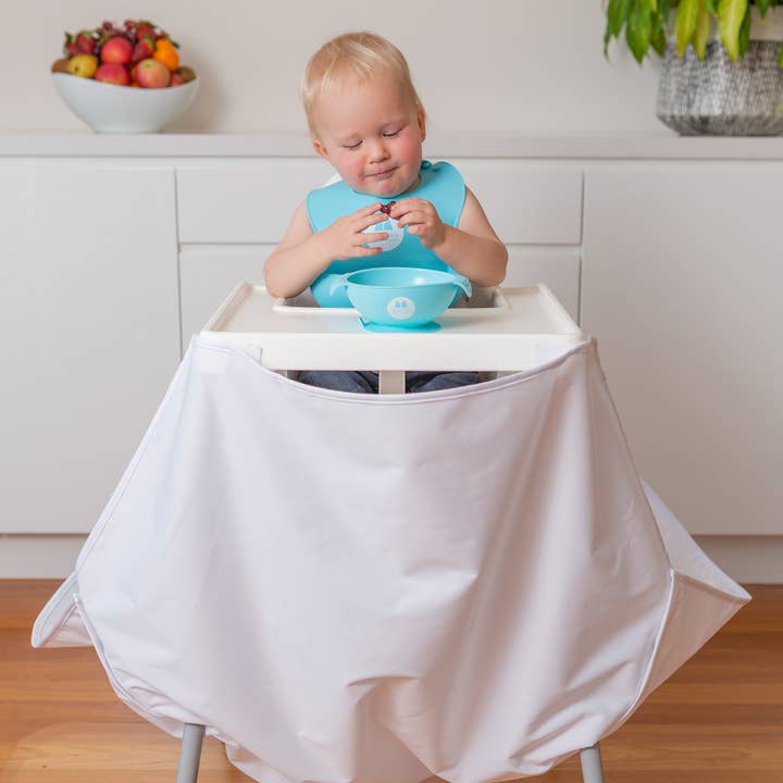 Mumma's Little Helpers - Wholesale Highchair –Baby - High Chair Food Catcher - White4