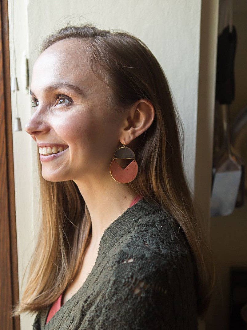 Fair Anita - Wholesale Dangle Earrings - Painted Moon Earrings2