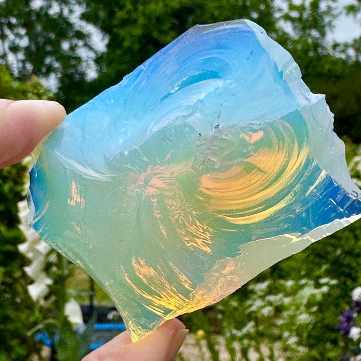 Rough opalite chunk 2-4cm raw opalite stone 0.5-1.5inch gem for wholesale by Elf Kendal Hippies