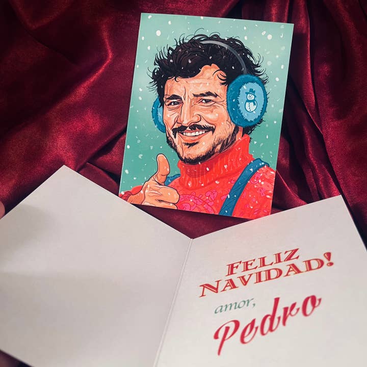 PEDRO Christmas Card for wholesale by Castle McQuade