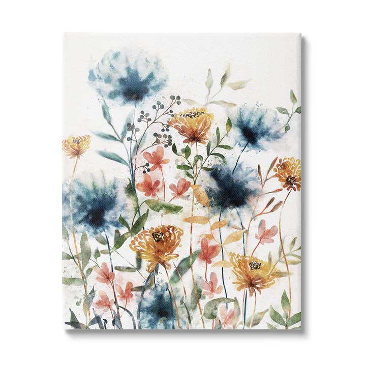 Blandade blommiga trädgårdsgroddar Canvaskonst för wholesale av Stupell Industries