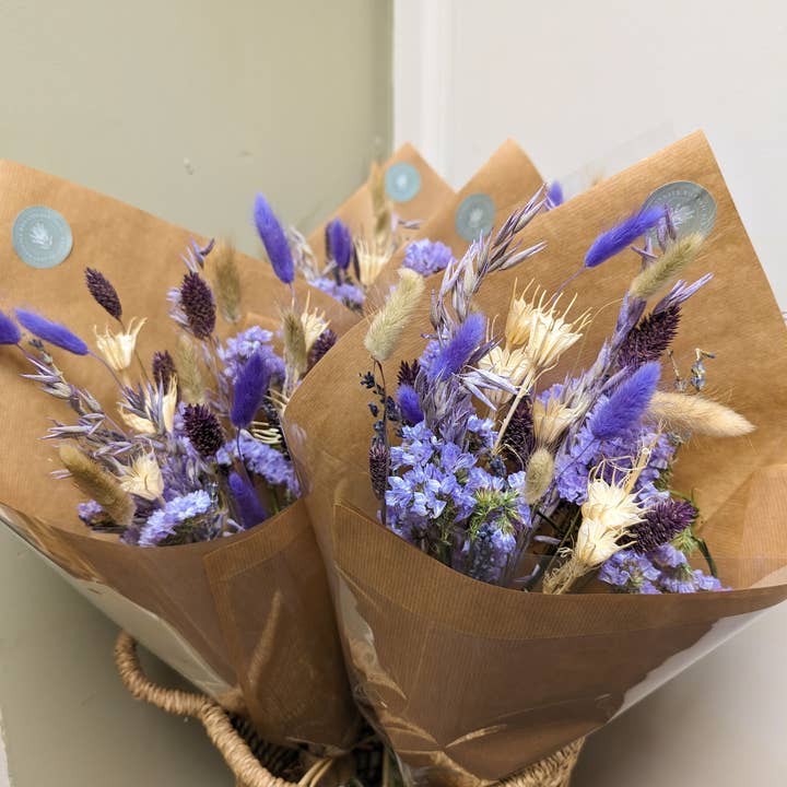 Banksia Botanicals - Wholesale Dried/Pressed Flowers - Purple Dried Flower Arrangements3