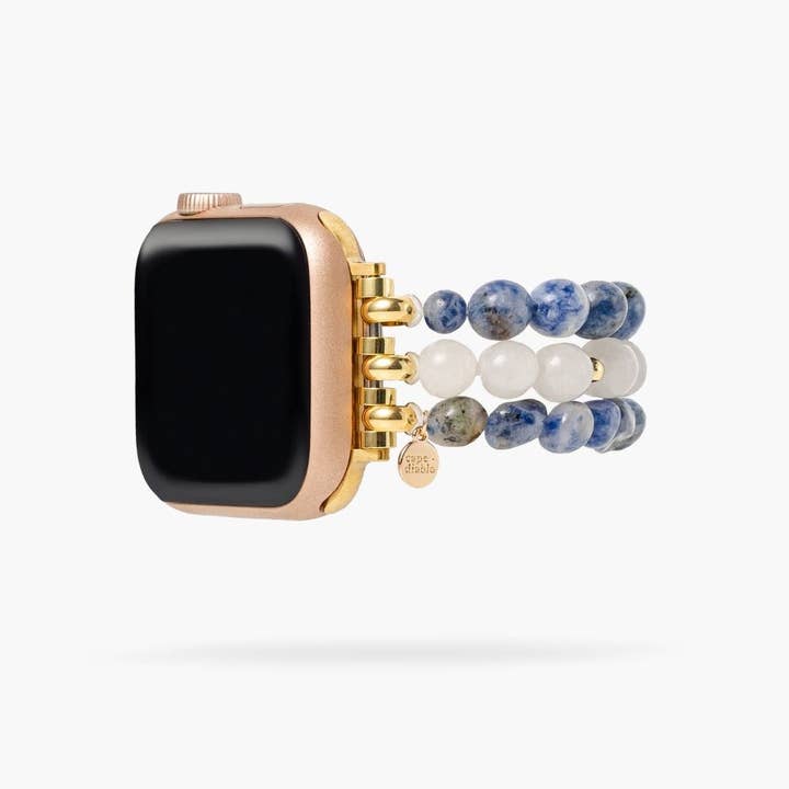 Sodalite Tranquility Apple Watch Strap for wholesale by Cape Diablo