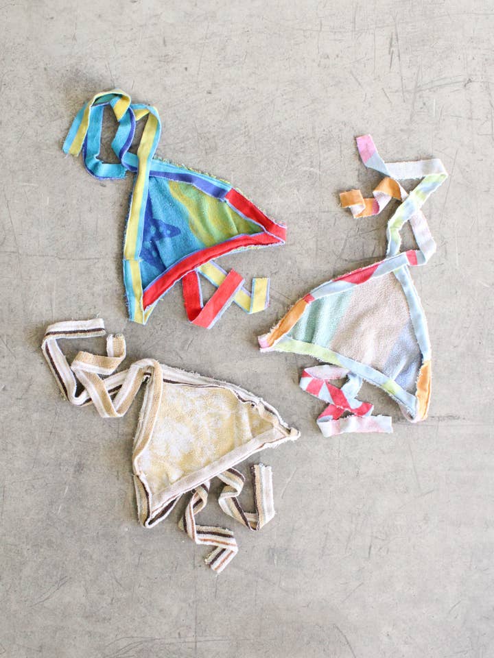 Pacote de Topo Terry Criss Cross Haltere por atacado de American Recycled Clothing