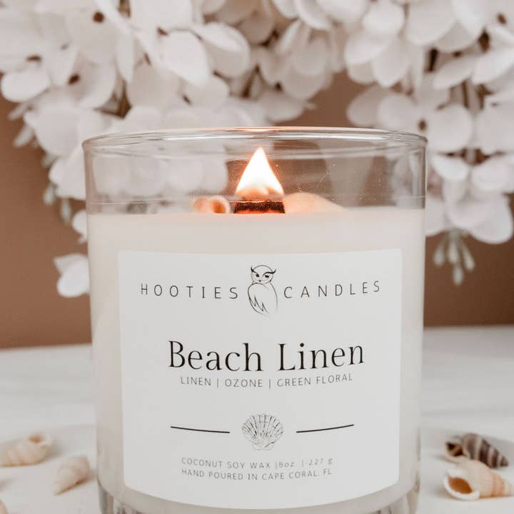 Hooties Candles and Things - Wholesale Jar/Filled Candle - Beach Linen Candle