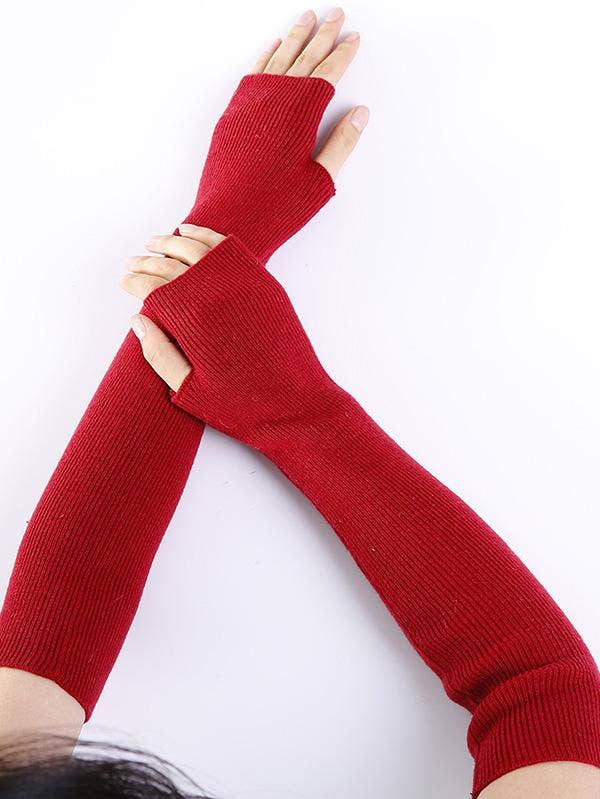 VividLux – wholesale Gloves – Women's – Knitted 7 Colors Sleevelet Accessories18