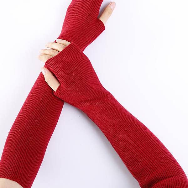 VividLux – wholesale Gloves – Women's – Knitted 7 Colors Sleevelet Accessories18
