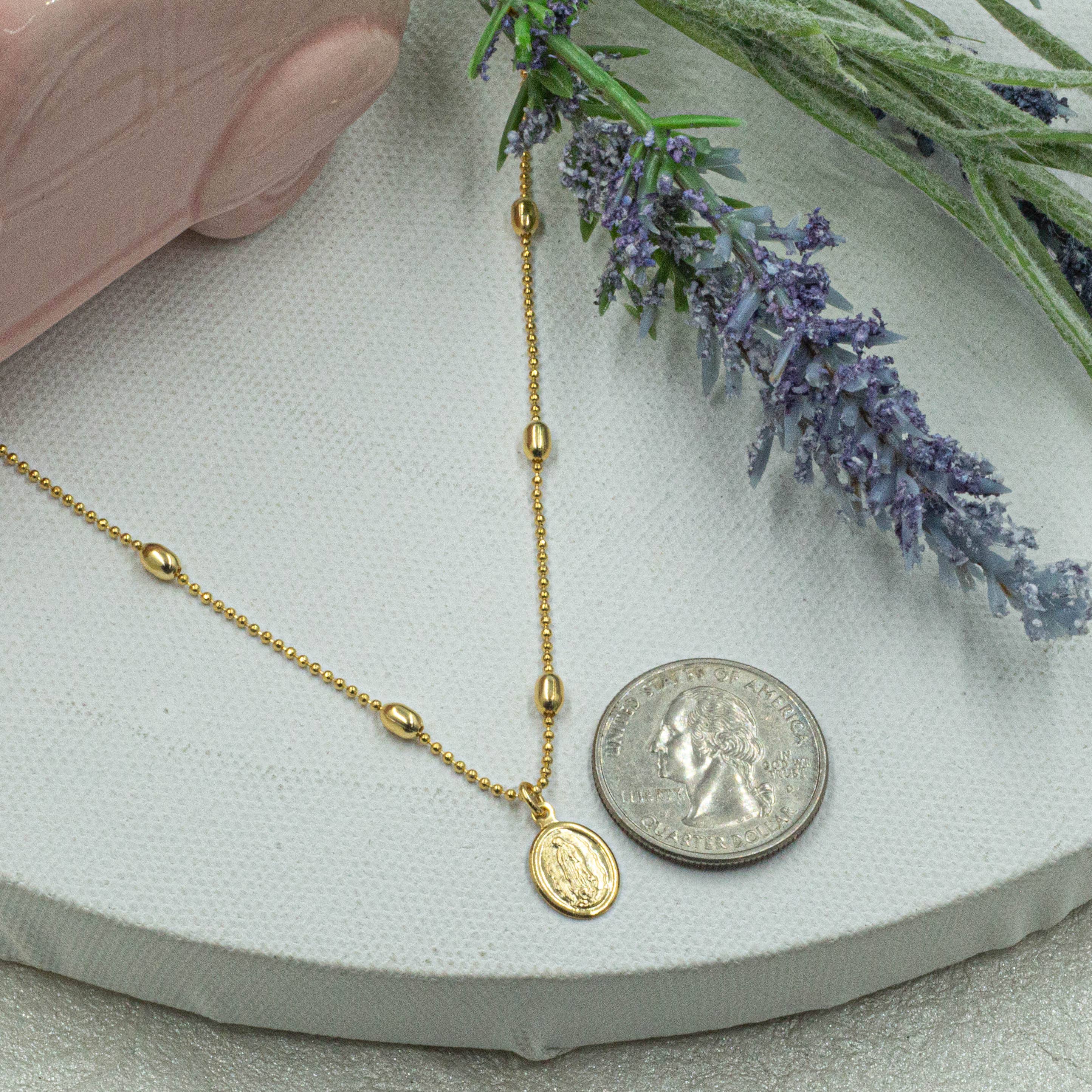 Cherie by Cherie - Wholesale Pendant/Charm Necklace - Lady of Guadalupe Necklace4