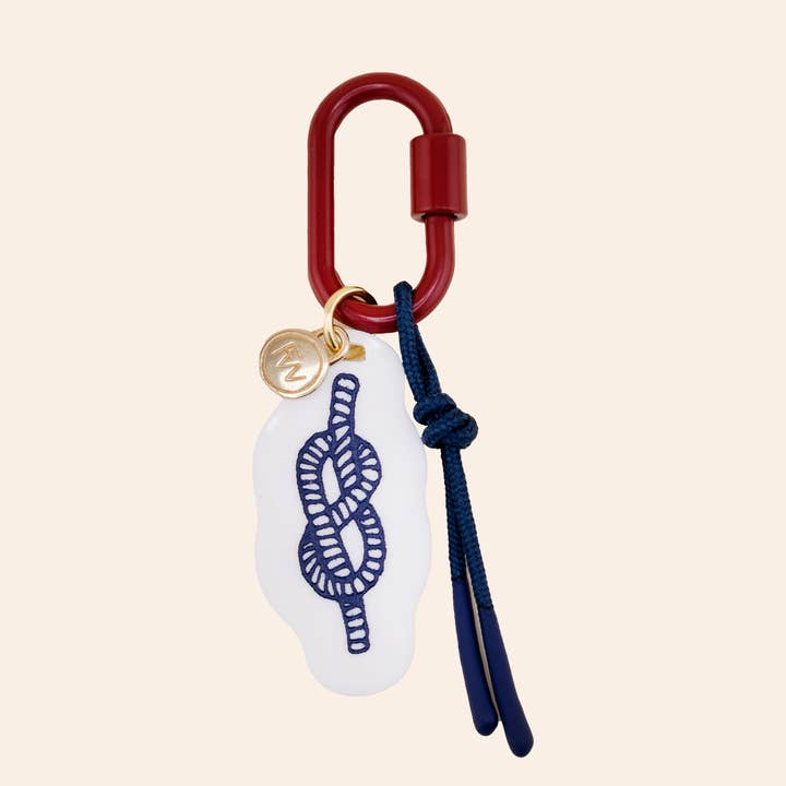 Figure 8 Knot Bag Charm for wholesale by Freshwater Curated Goods